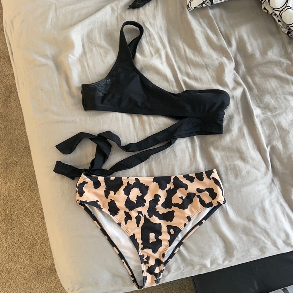 SHEIN high waisted bathing suit
